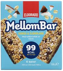 Mellombar kokos & sjokolade